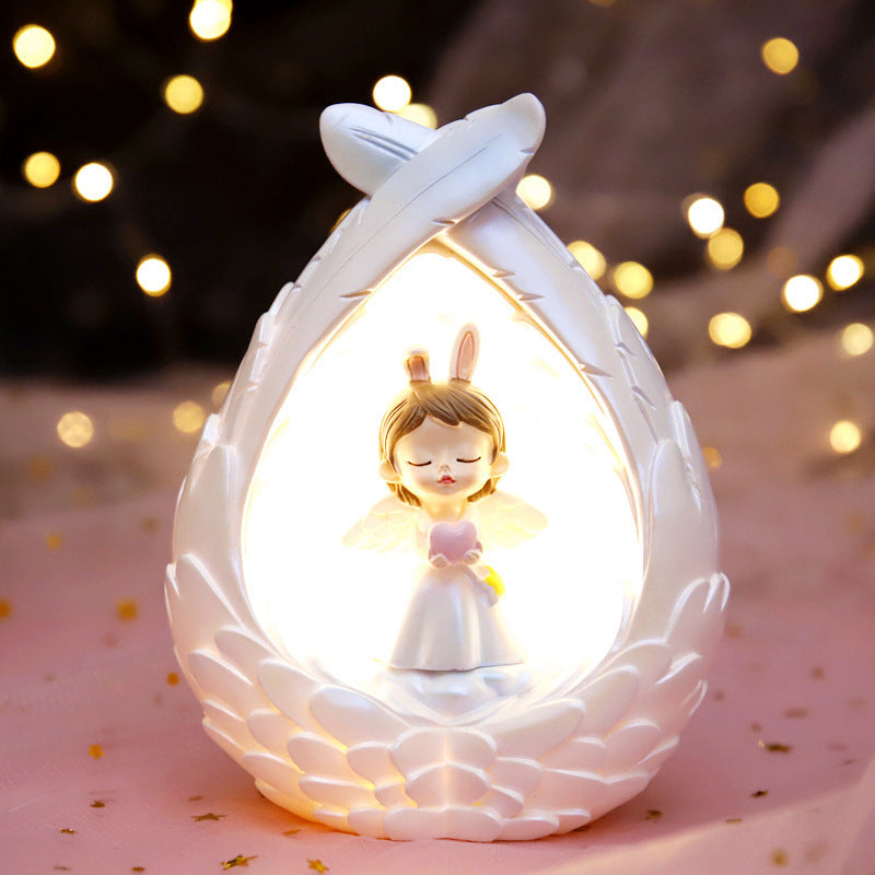 Angel Wings Star Light Bedside Sleeping Night Light