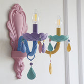 Macaron Color Crystal Wall Lamp