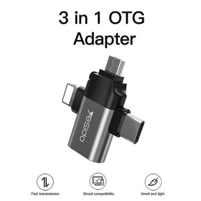 3 In 1 OTG Adapter