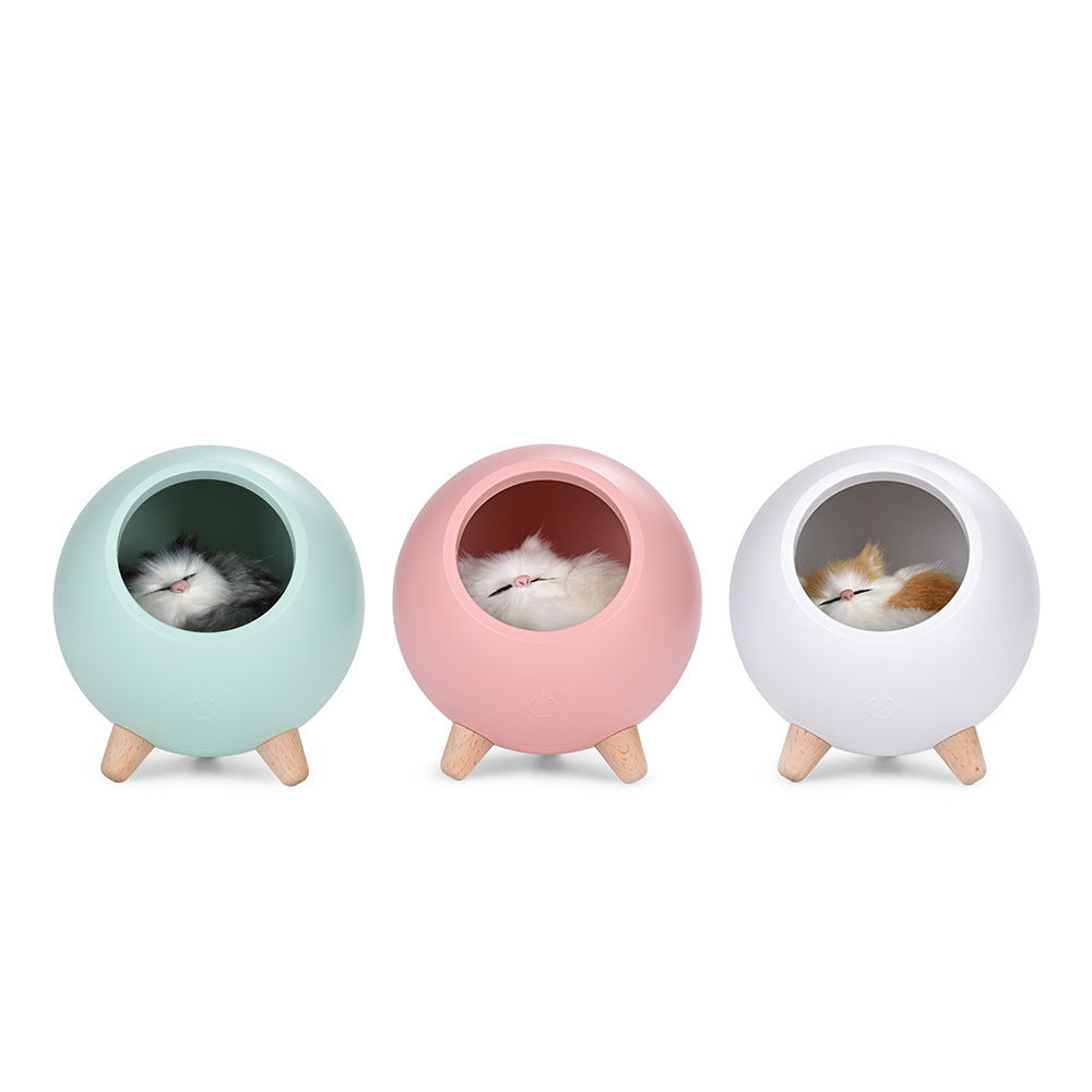 Creative Cute Cat House Atmosphere Table Lamp