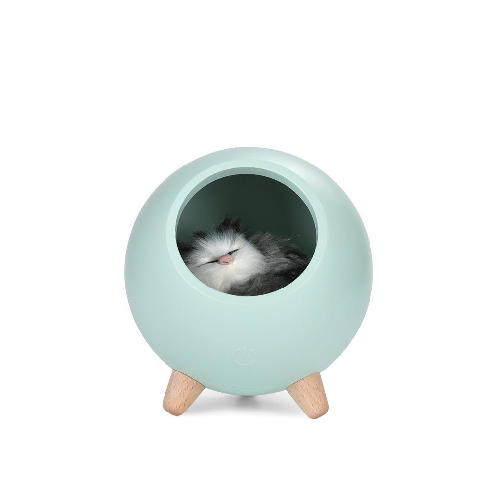 Creative Cute Cat House Atmosphere Table Lamp