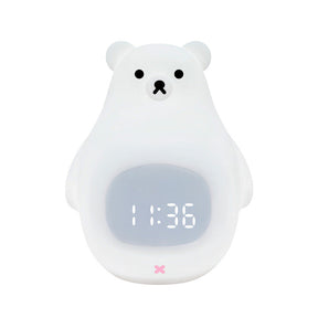 Big White Bear With Sleeping Timer Silicone Night Light